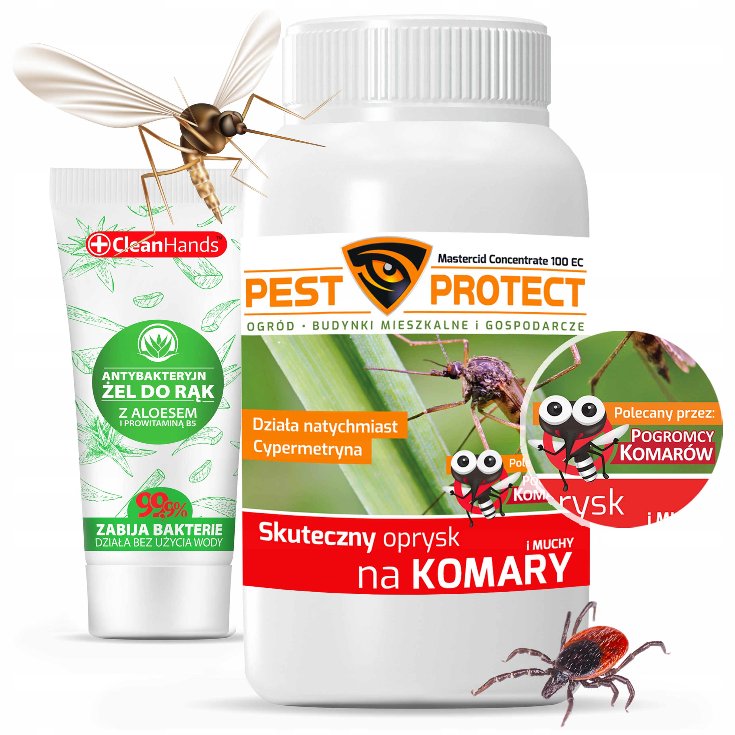 

Mocny Oprysk Środek na Komary Kleszcze Muchy 250ml