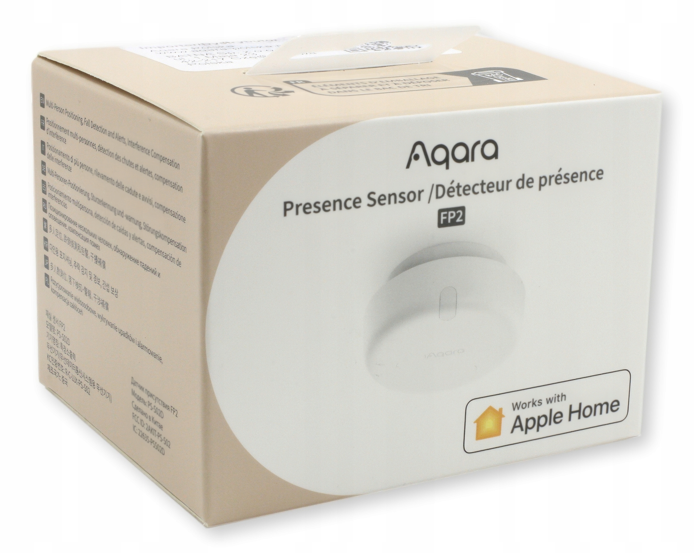 Aqara FP2 Radarový snímač prítomnosti 5 m 120° mmWave WiFi IPX5