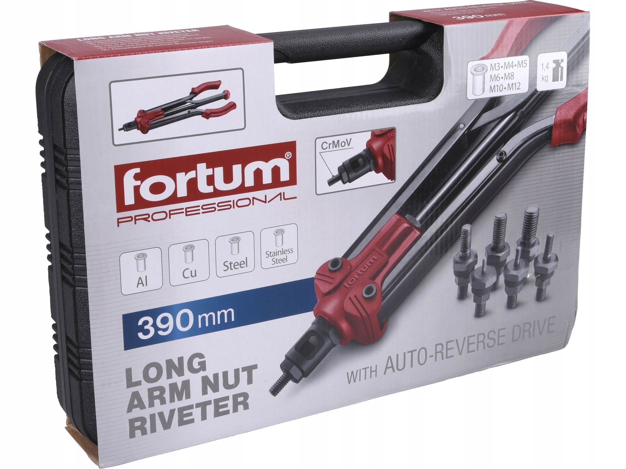 Nitovacie kliešte Fortum (4770635) kliešte nitovacie pákové samoskrutkové