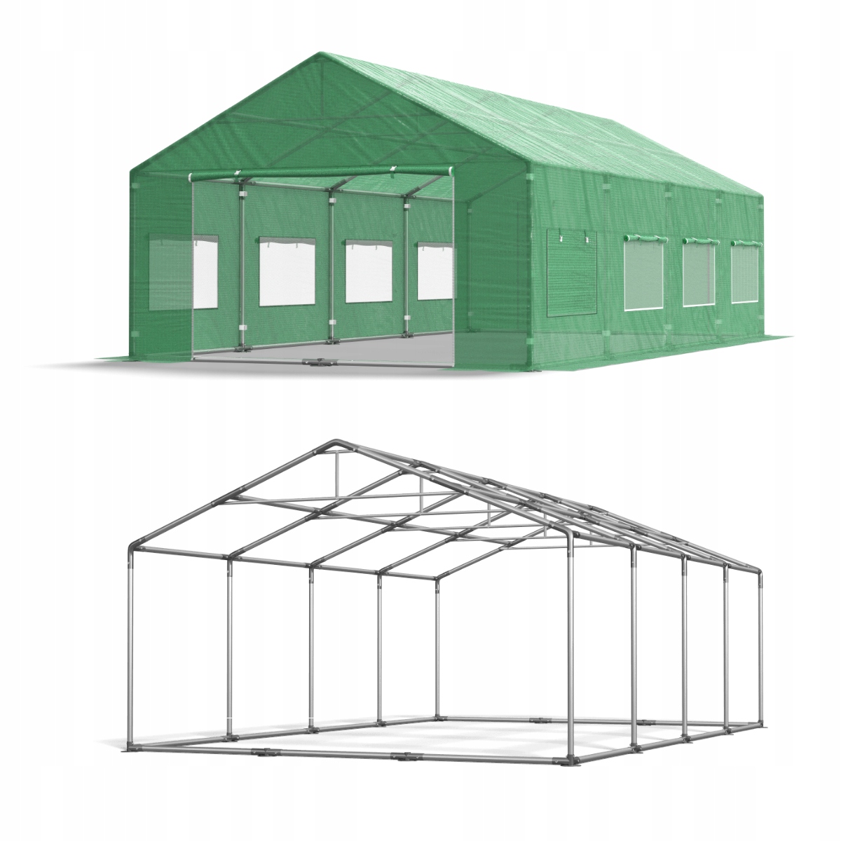 

Tunel foliowy Greenhouse 4x8m ogrodowy Summer Plus