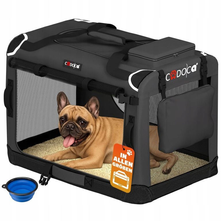 Torba Transportowa Transporter Dla Psa Kota M 60x42x44 Antracyt