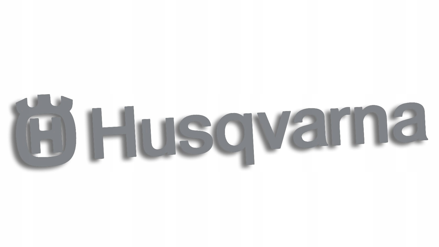 

Wycinana naklejka Husqvarna szara