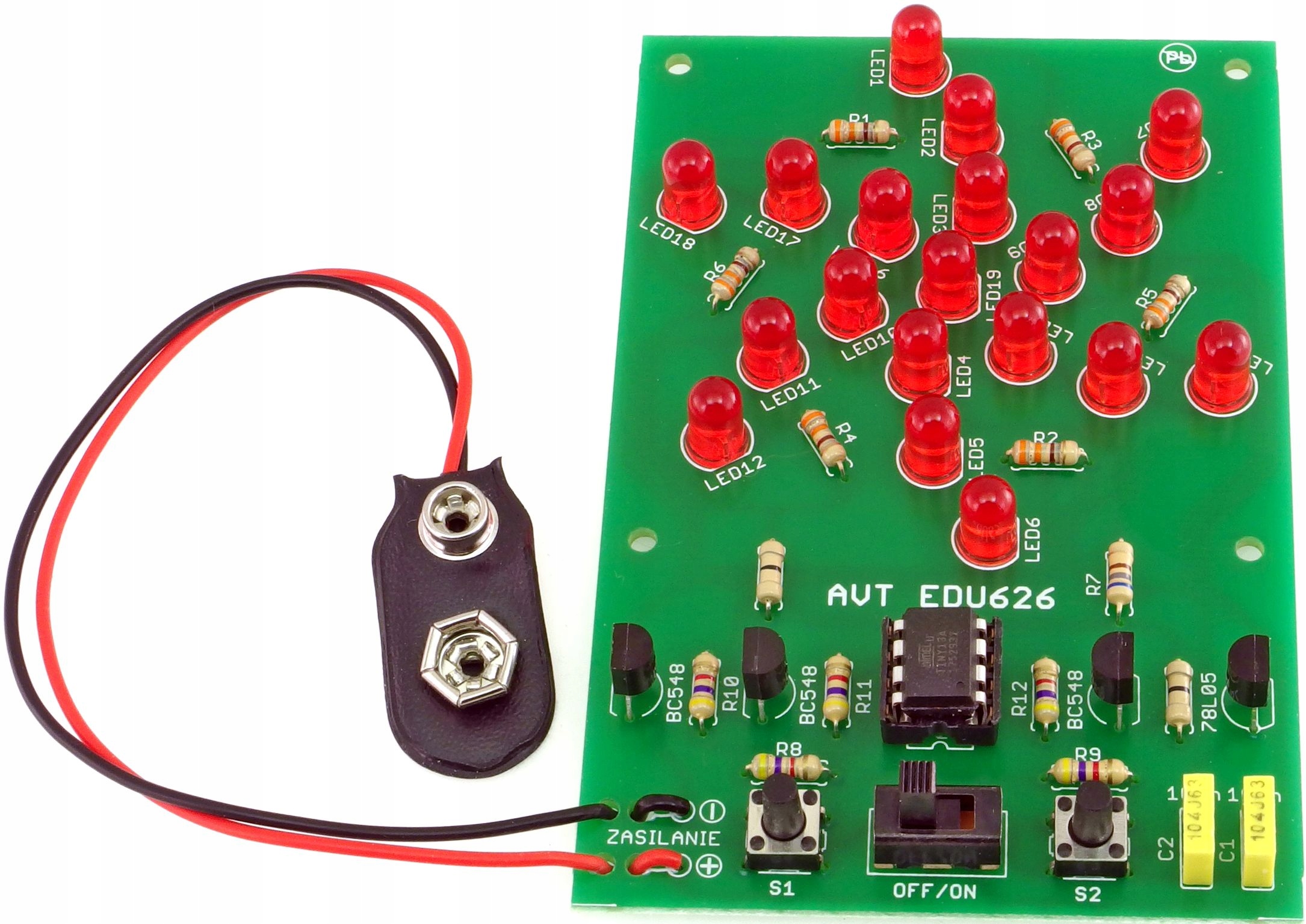 

Wiatraczek Led, zestaw Diy do nauki lutowania