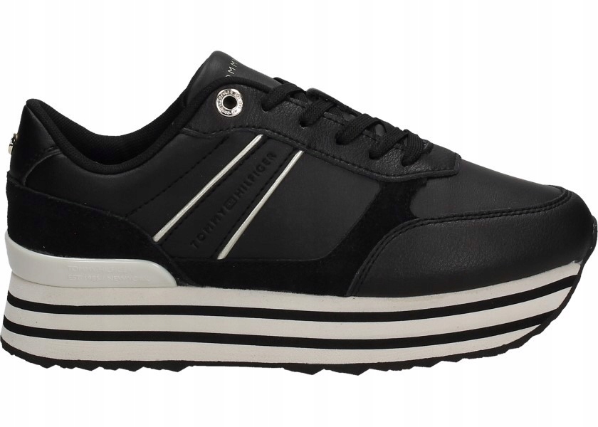 Tommy Hilfiger Polobotky FW0FW06745 39 Platform Stripes Trainer
