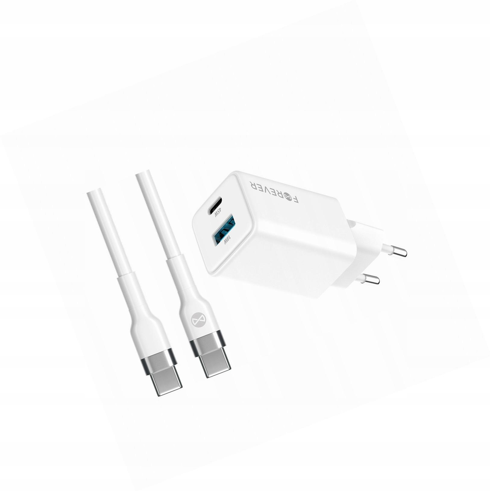 Szybka ładowarka GaN 45W Usb-c z kablem do Oppo Reno 10 Pro 5G
