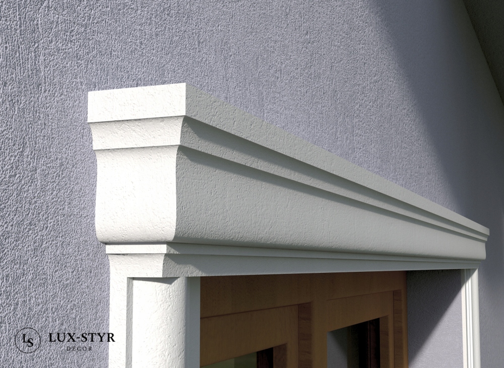 Gzyms nad okno, listwa elewacyjna ZGN08 Kod producenta ZGN08