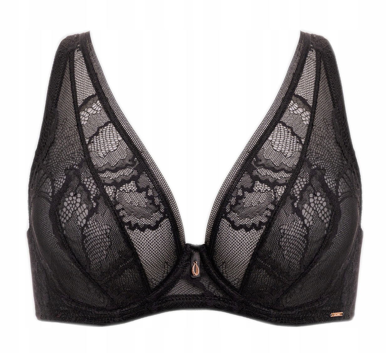 80C * Biustonosz Alles Ether Bralette Braletka Miękki Koronkowy