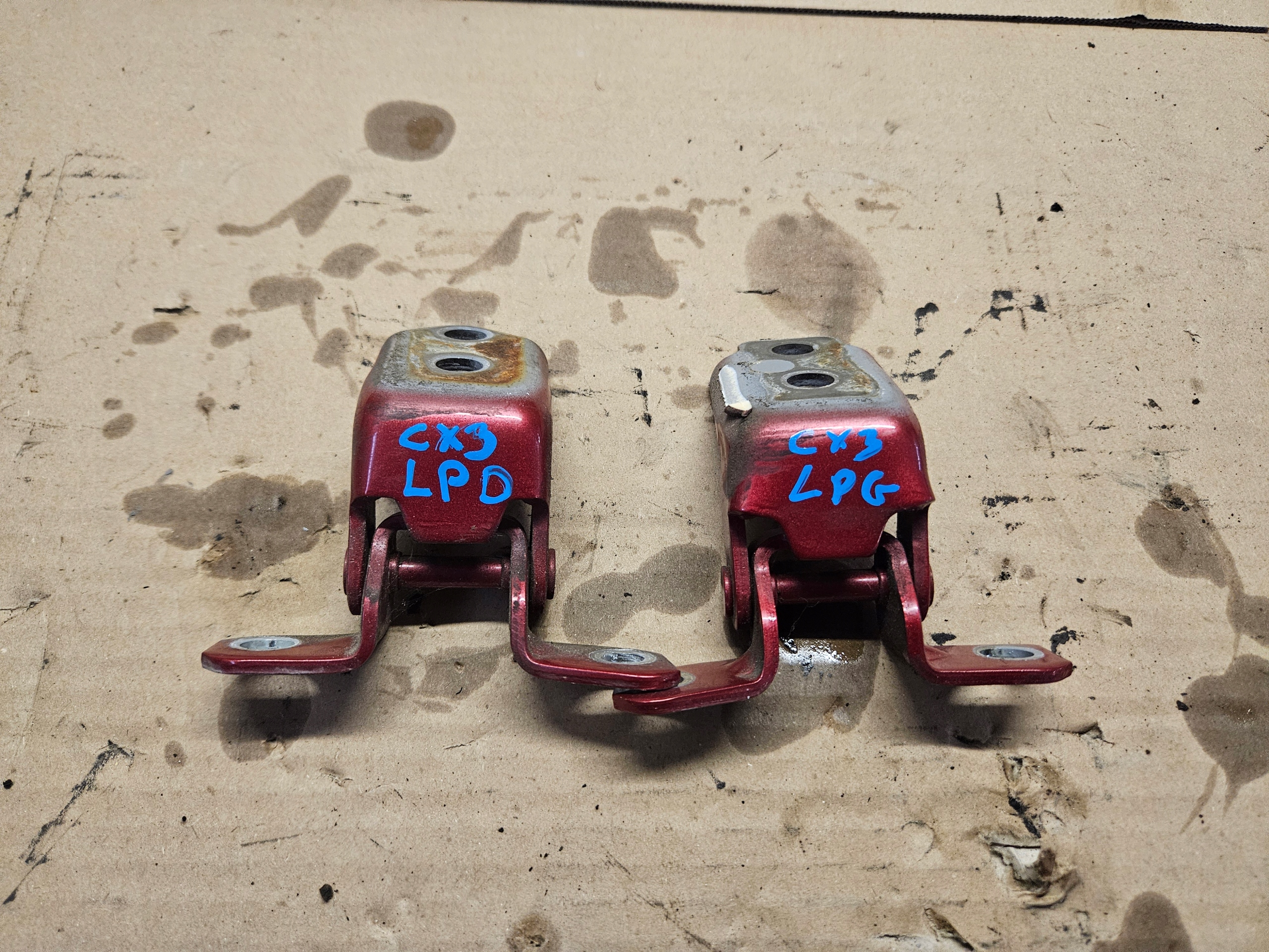 MAZDA CX3 15- ZAWIASY DRZWI LEWY PRZÓD