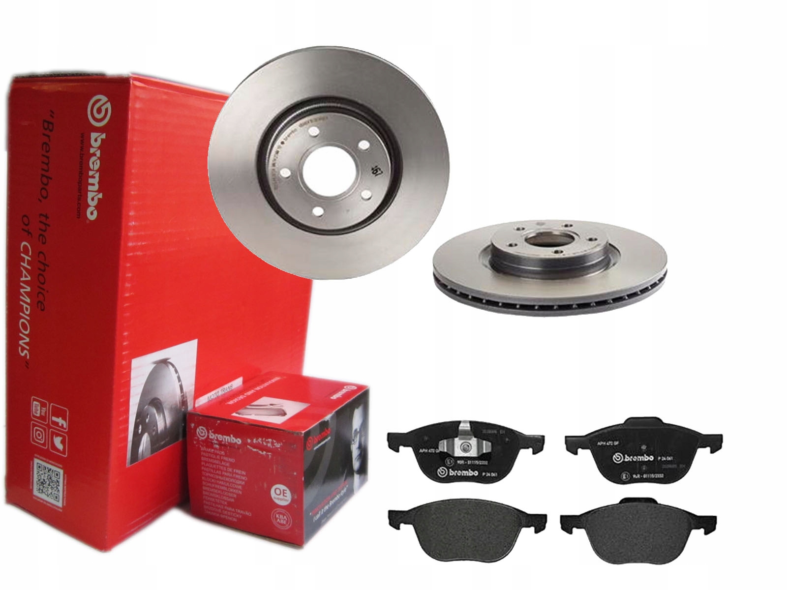 

Tarcze Klocki Brembo Przód Focus MK3 C-max 300MM