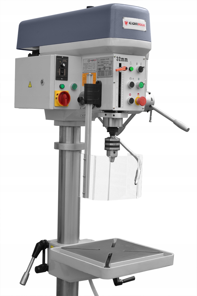 WIERTARKA KOLUMNOWA SŁUPOWA CORMAK WS32BGP GWINCIARKA 1.5Kw PROFESJONALNA Marka Cormak