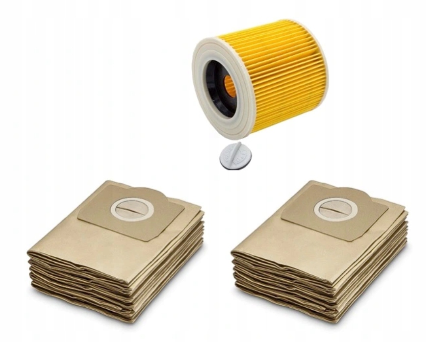 

Zestaw 10X Worki Filtr do Karcher WD3 200 MV3