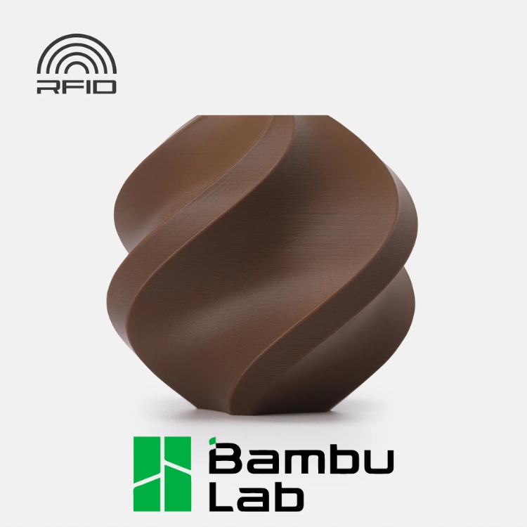 Filament Bambu Lab PLA Basic 1,75mm 1kg -wielorazową szpulą - Cocoa Brown