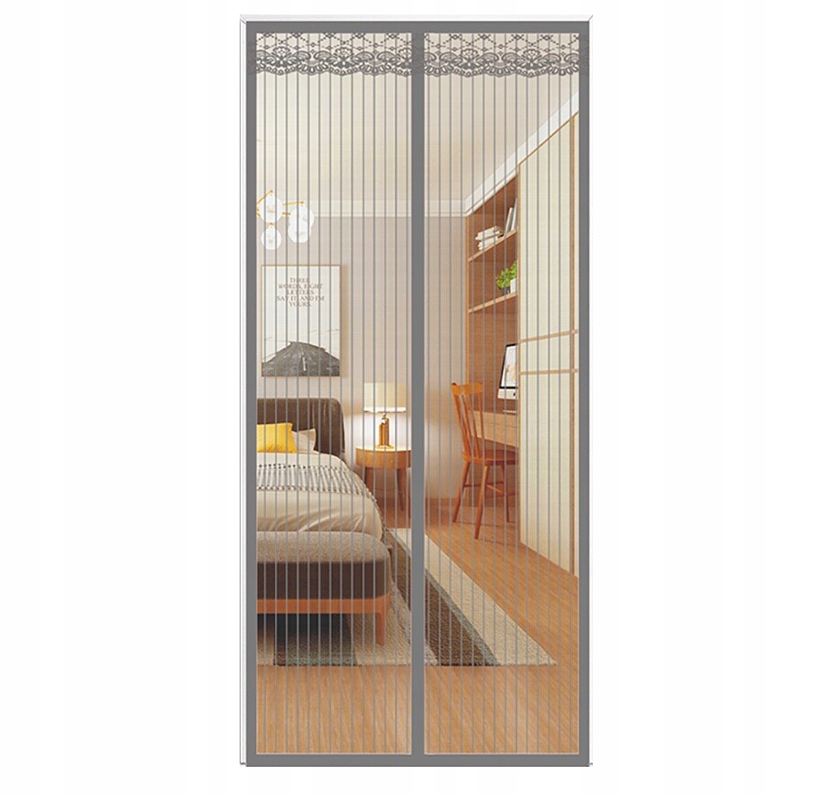 

Moskitiera Drzwiowa magnesy na drzwi 210x100cm