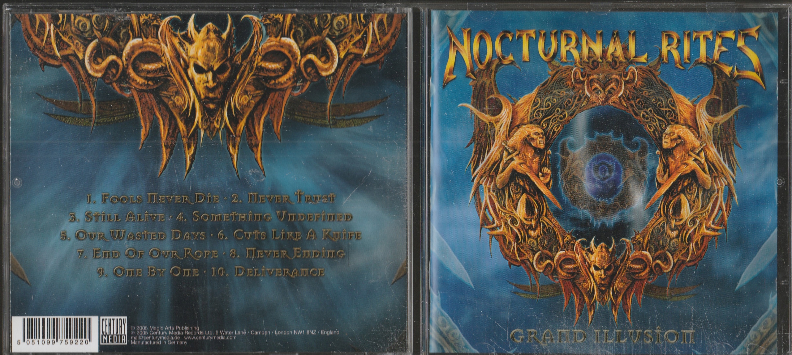 Nocturnal Rites Grand Illusion CD Grand Illusion: Nocturnal Rites