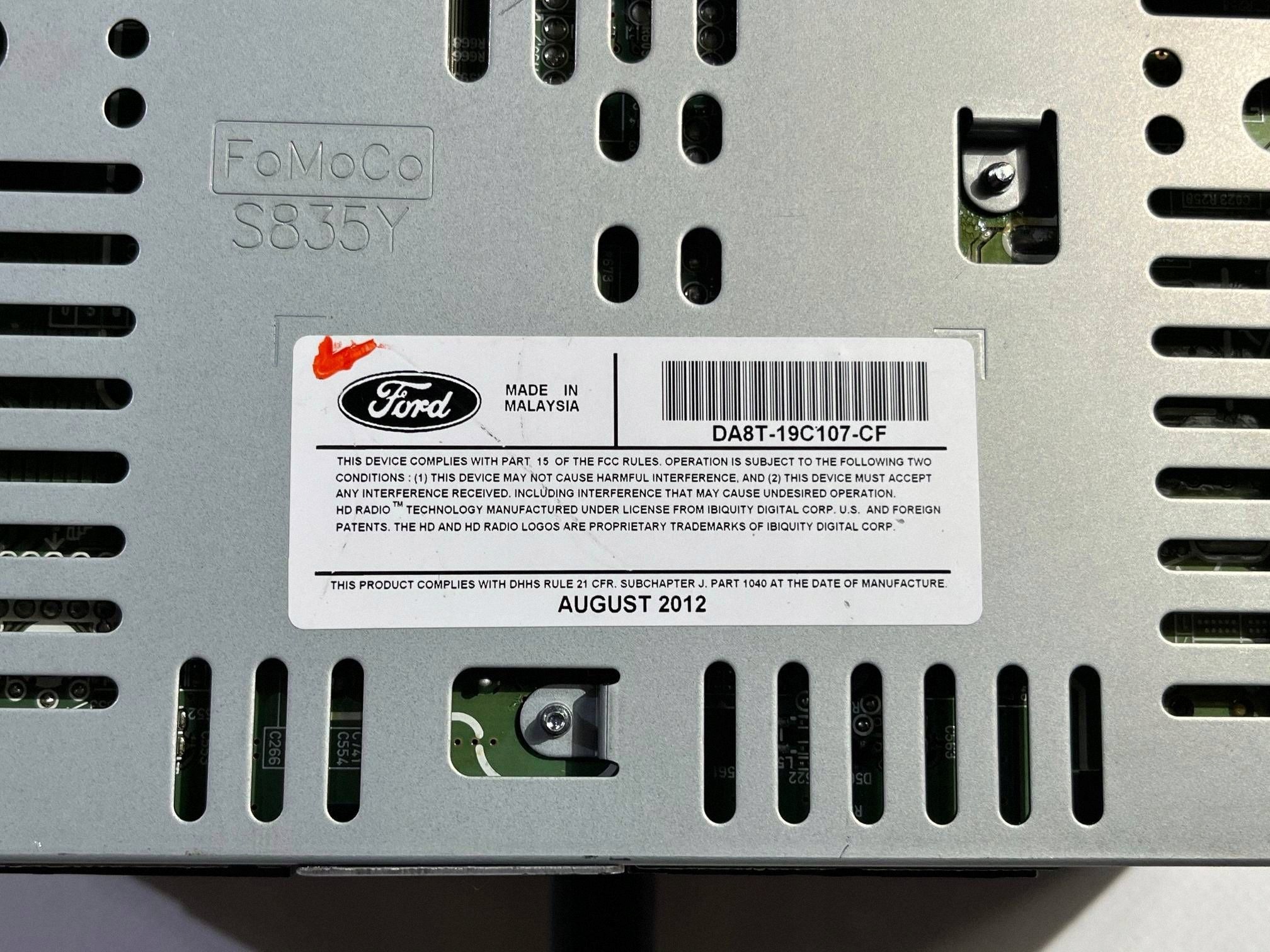 Radio odbiornik control unit module radia changer Ford Flex 2013r