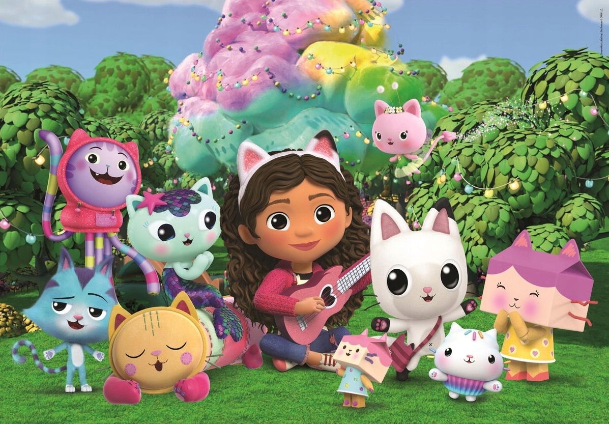 

Puzzle Maxi 24 El Gabby's Dollhous Koci Domek Gabi