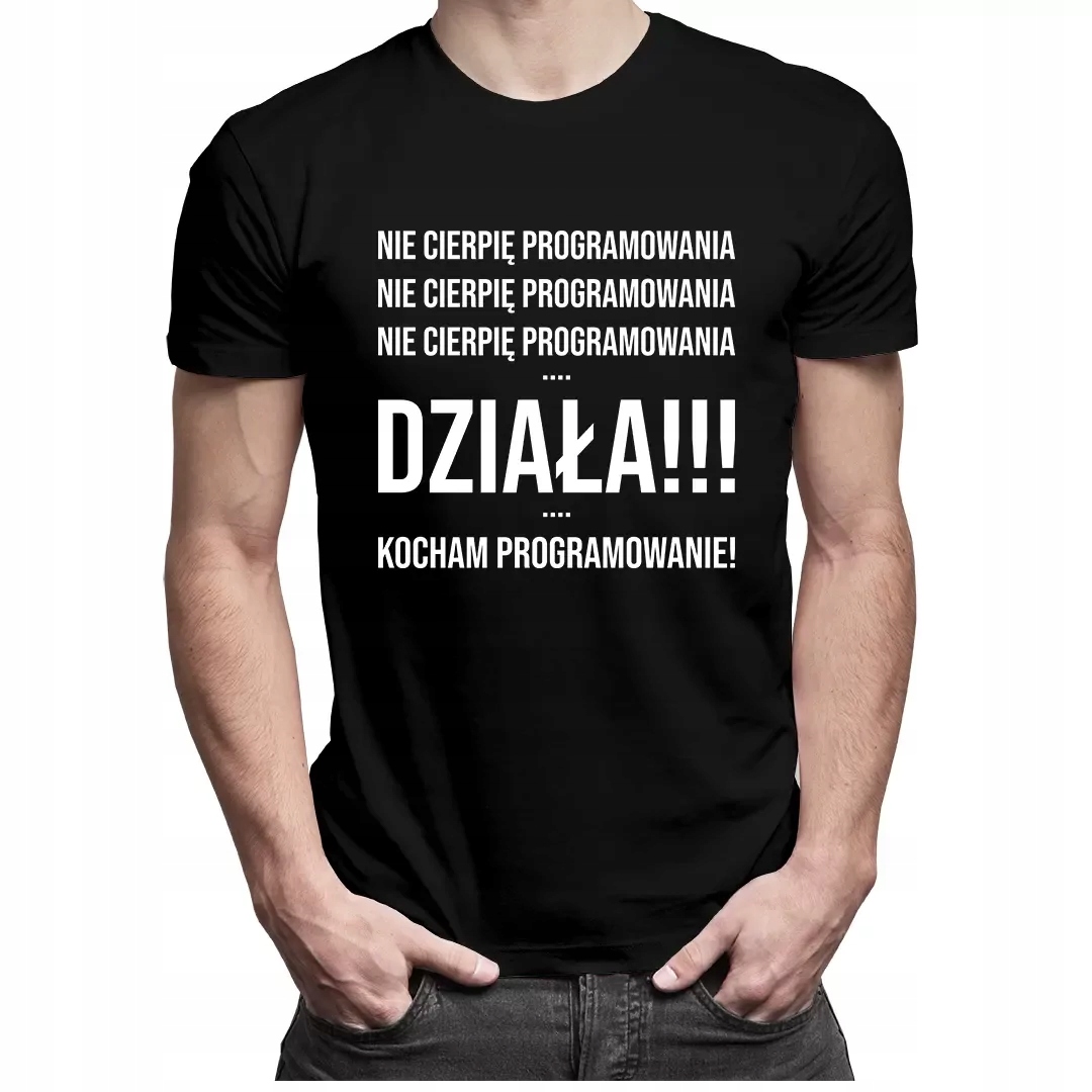 

Nie cierpię programowania koszulka dla niego