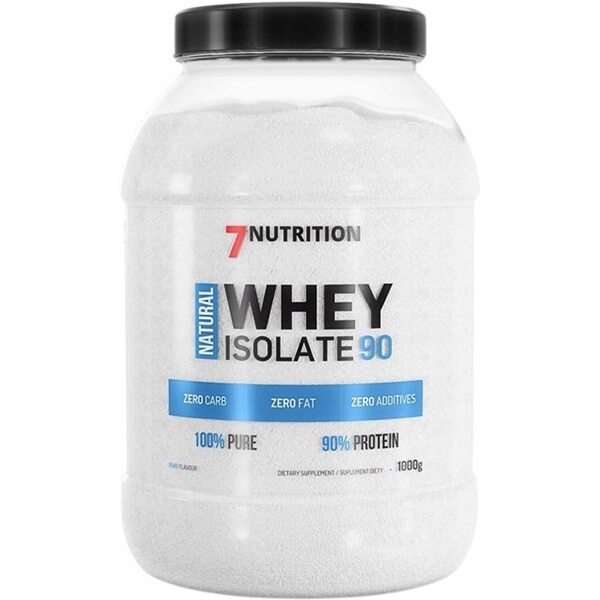 7Nutrition Whey Isolate 90 Natural 1000 g – přírodní protein – izolát Wpi