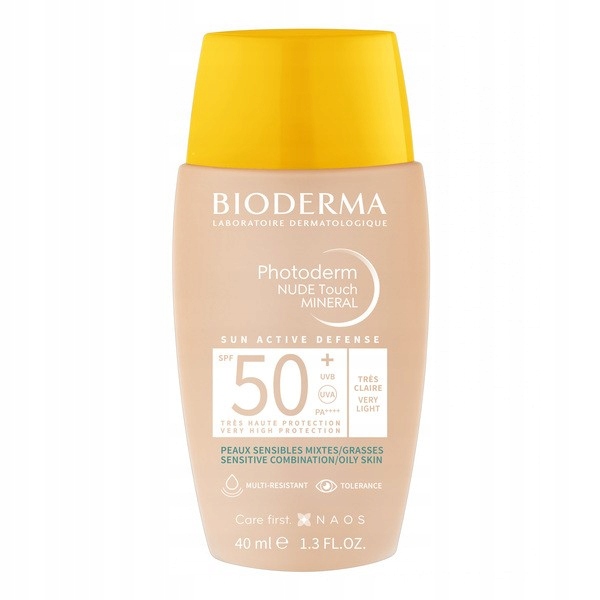 Bioderma Photoderm Nude Touch, podkład z filtrem Spf 50, kolor bardzo