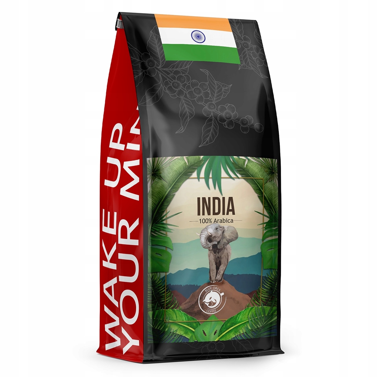 Káva Zrnková India Malabar 1kg Čerstvě pražená 100%ARABICA-BLUE Orca Coffee