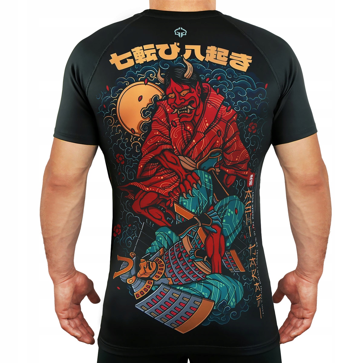 Ground Game Rashguard „Ashi Garami“ Krátký rukáv Černý L