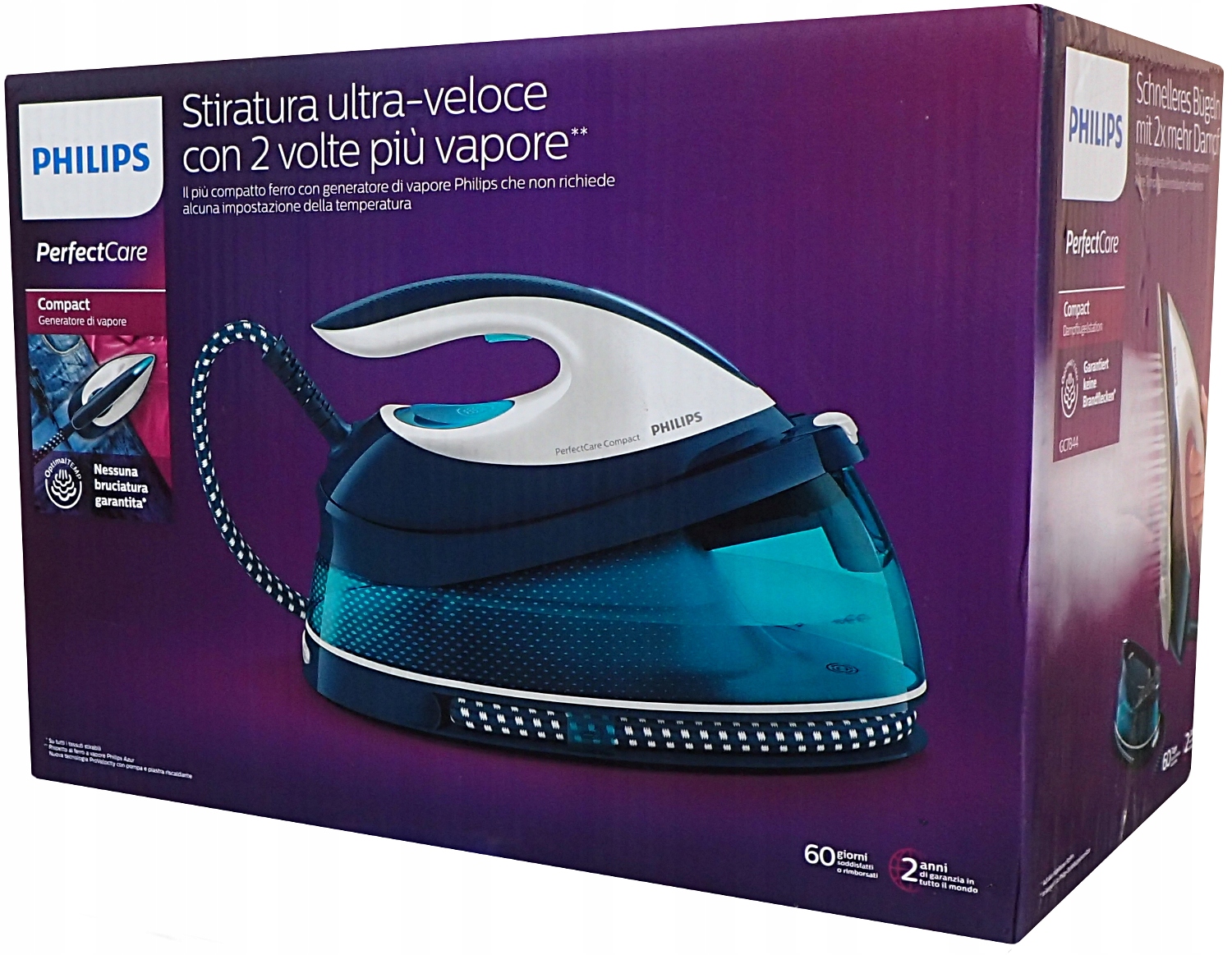 Generátor pary Žehlička Parná stanica Philips GC7844/20 PerfectCare Compact