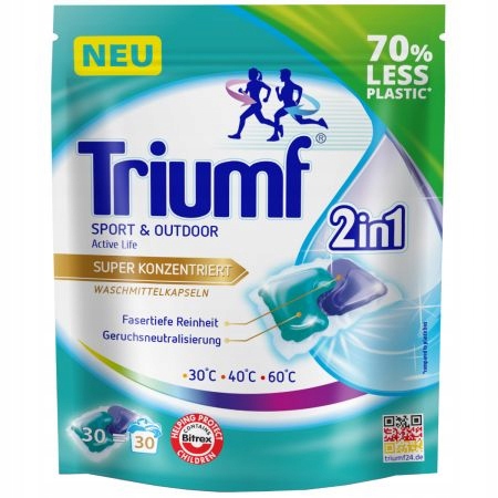 

Triumf Kapsułki Do Prania Odzieży Sportowej 30 szt