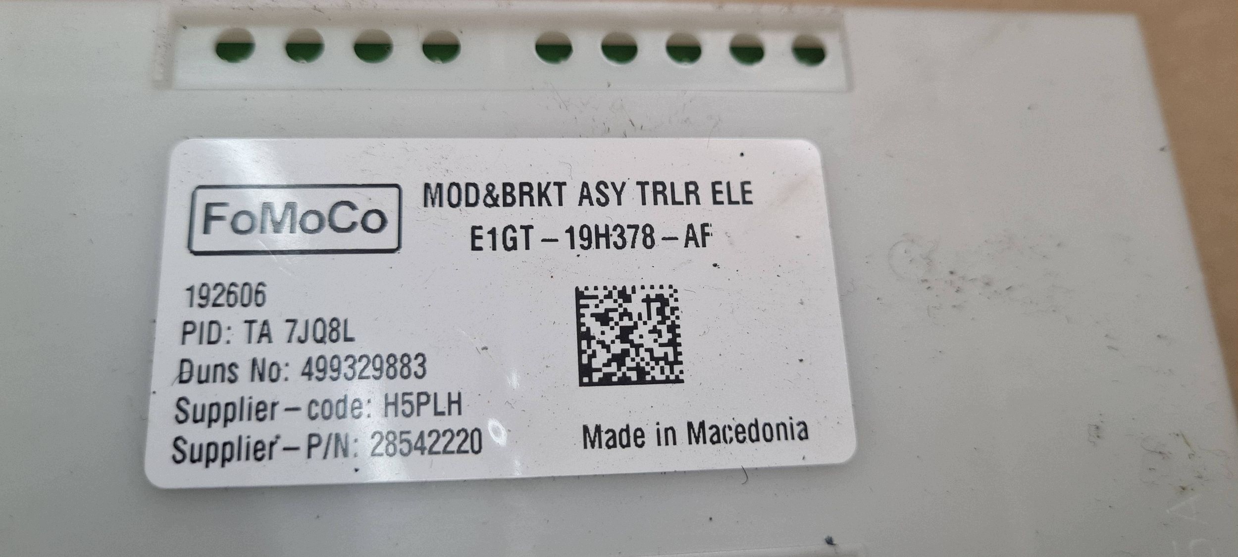 Ford Edge II 2020 ST LIFT module control unit HAKA HOLOWNICZEGO E1GT19H378AF