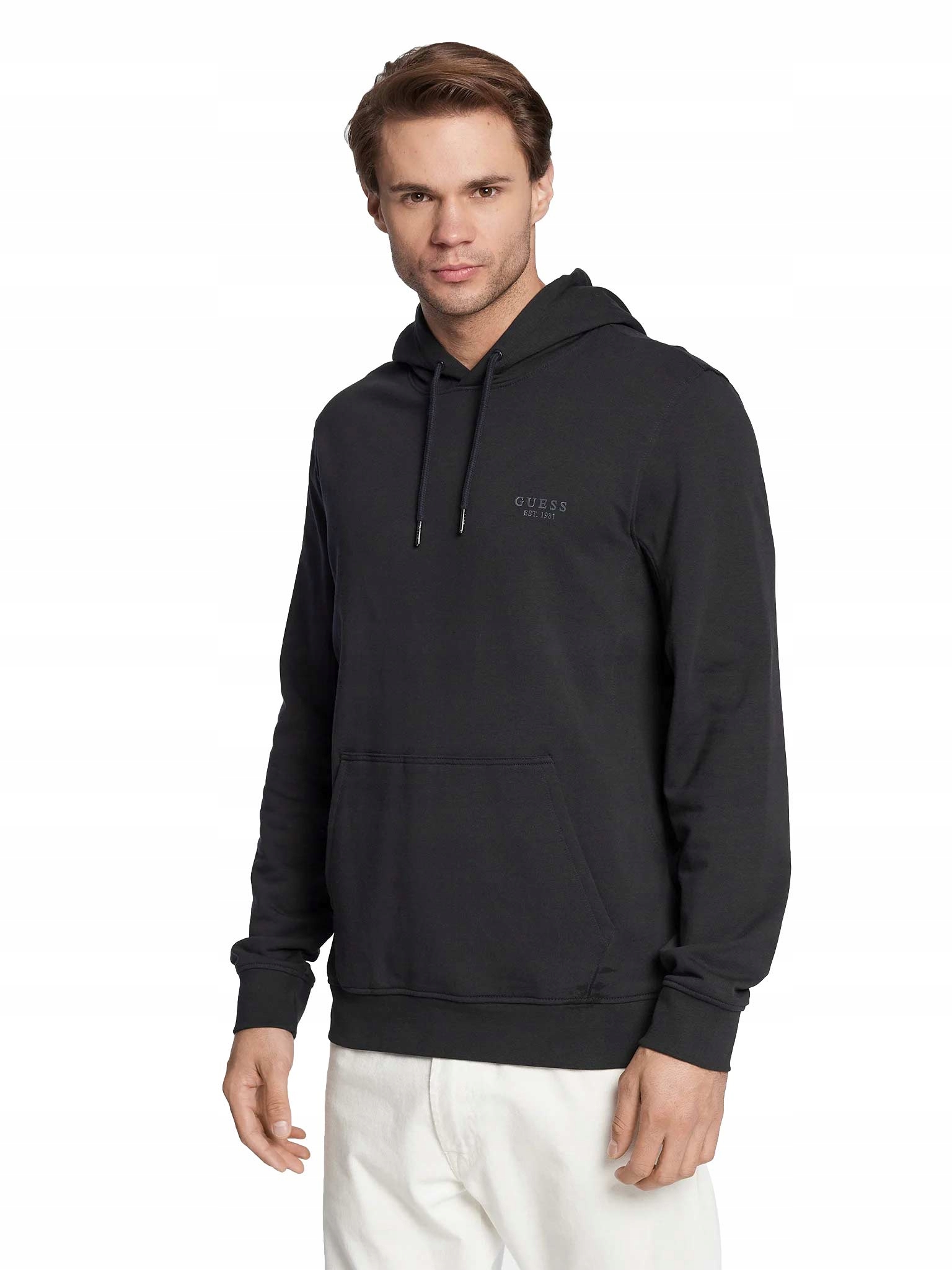 Guess Pánská Mikina Christian Hoodie Černá vel. L