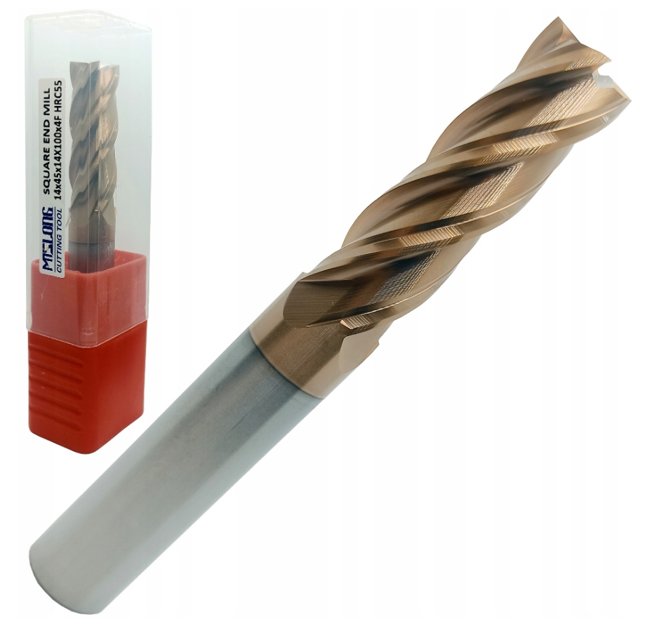 FREZ WĘGLIKOWY VHM MTS fi 14mm 55 HRC 4pióra TEST