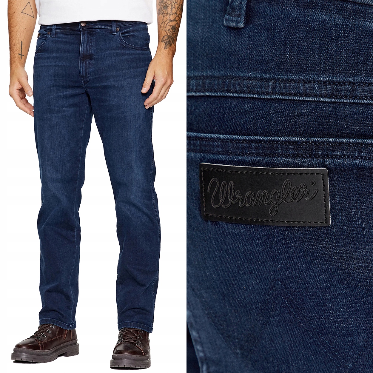 Wrangler Texas Arm Strong Free To Stretch pohodlné kalhoty W48 L32