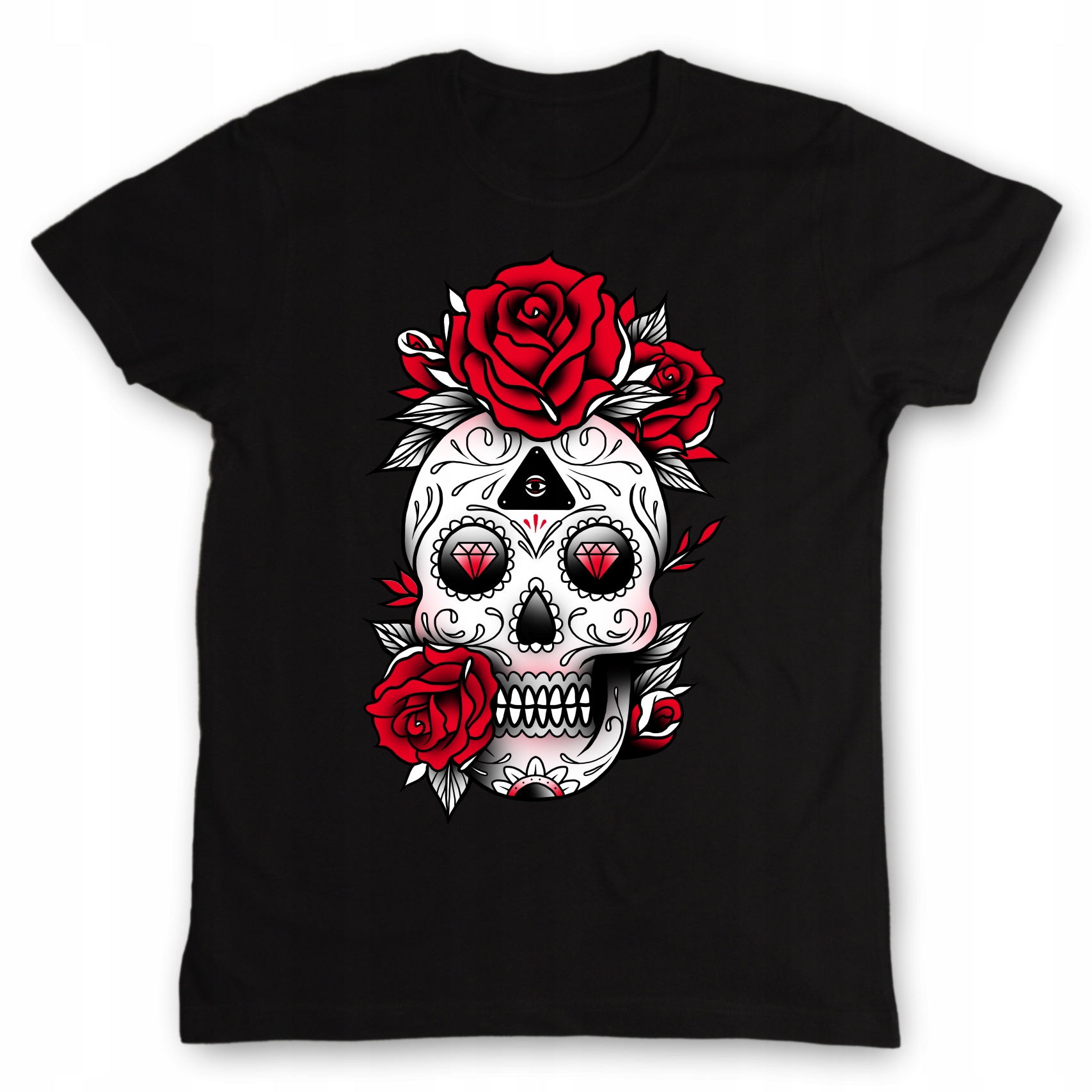 

Koszulka Czaszka Róże Tatuaż Roses Tattoo XL