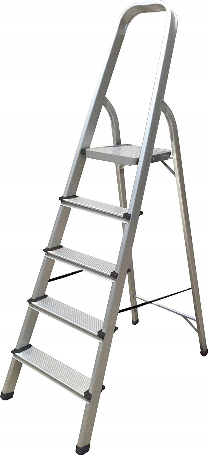 

Drabina Domowa Aluminiowa 3M Lekka Wytrzymała 1x5