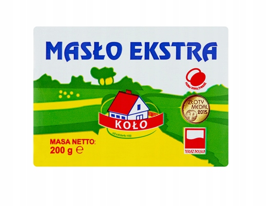 Levně Koło Extra venkovské máslo 8x200 g