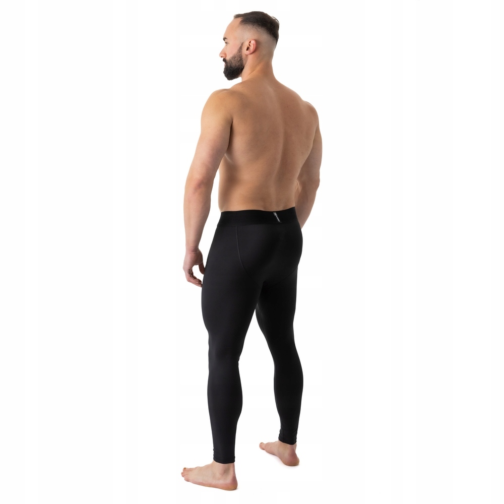 MĘSKIE LEGGINSY TRENINGOWE LEGGINSY DO SPORTÓW WALKI BIEGANIA DBX BUSHIDO L Linia regular
