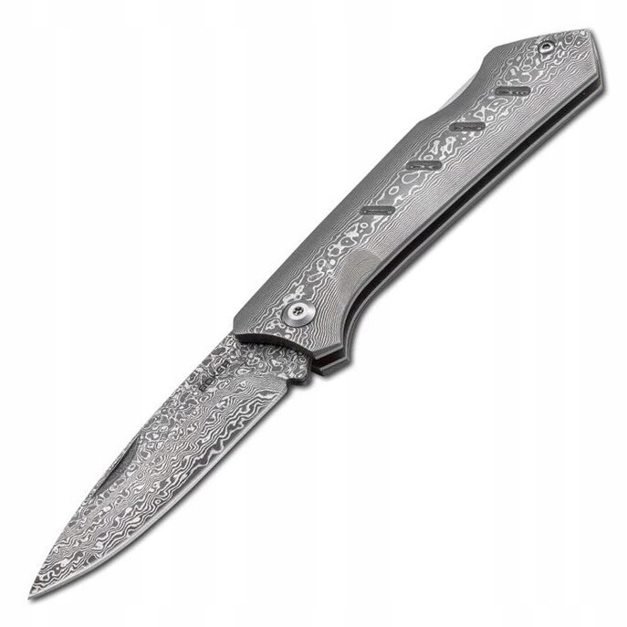 Nůž s klipem Edc Boker Plus Damascus Dominator