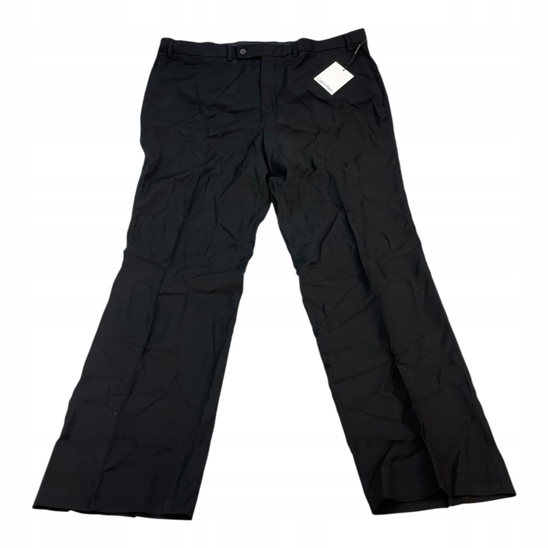 Calvin Klein Pánské kalhoty 40 – černé, klasické, elegantní