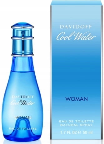 Davidoff Cool Water Woman 50 ml Toaletní voda pro ženy Dámské Parfémy