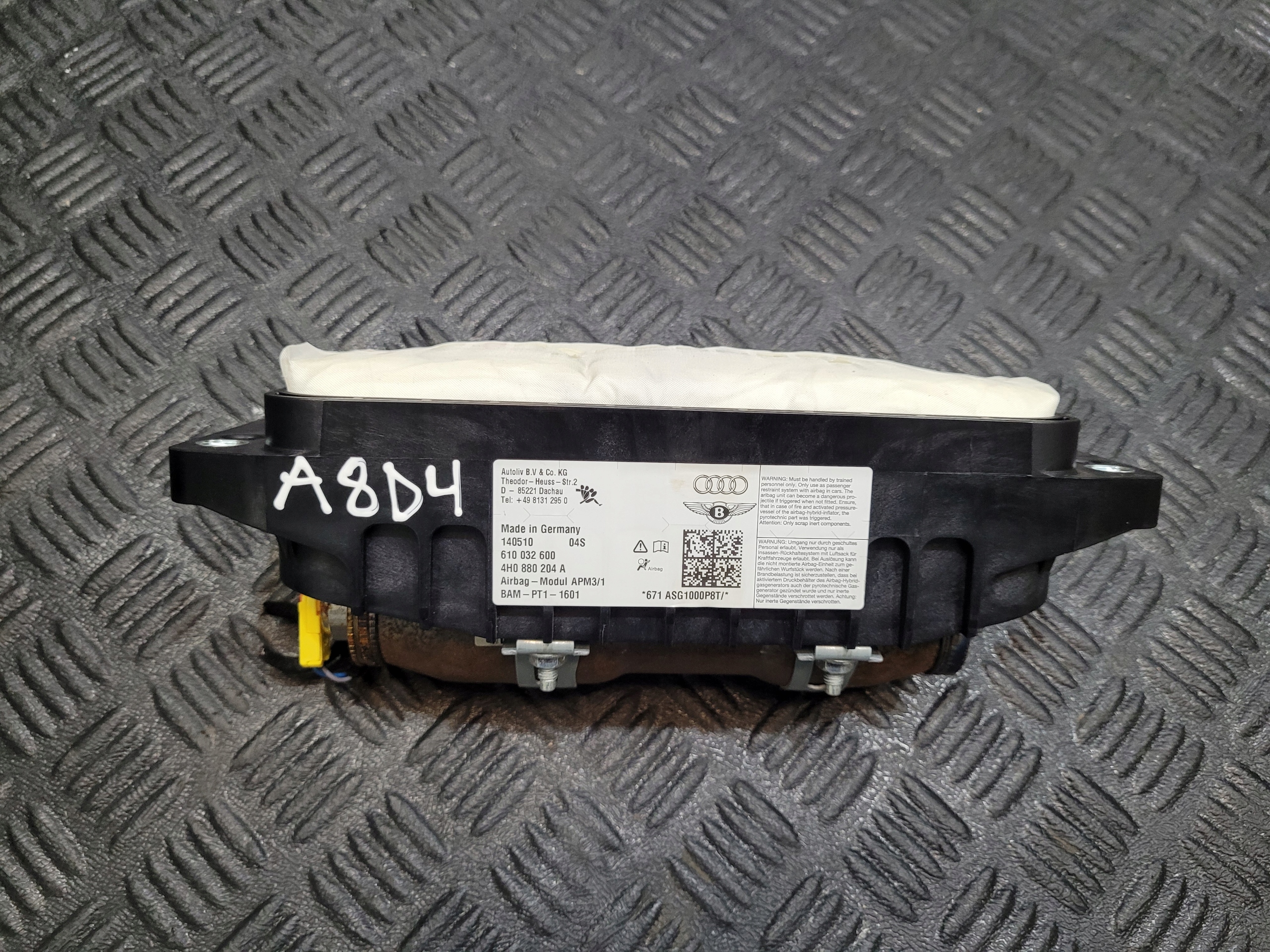 airbag airbag spolujezdce 4H0880204A AUDI A8 D4