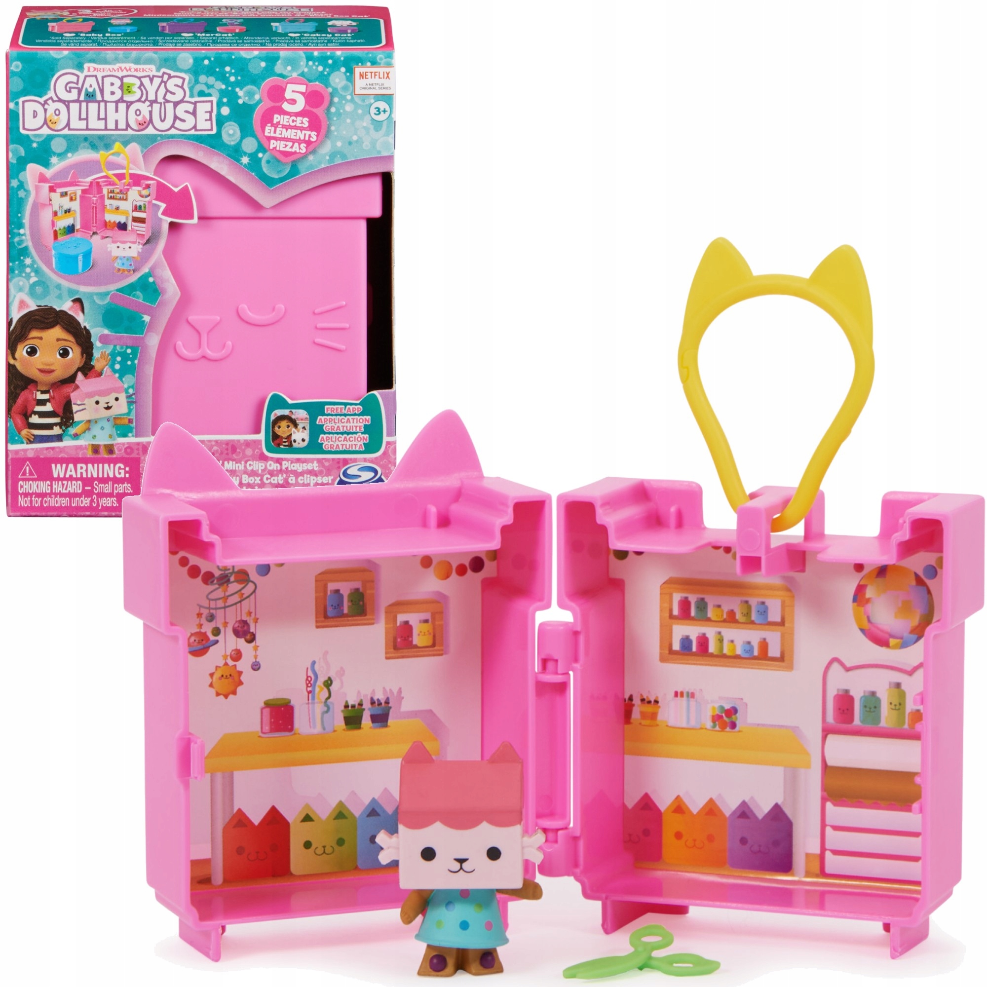 

Koci Domek Gabi Tekturzątko Minibox Pokój Figurka