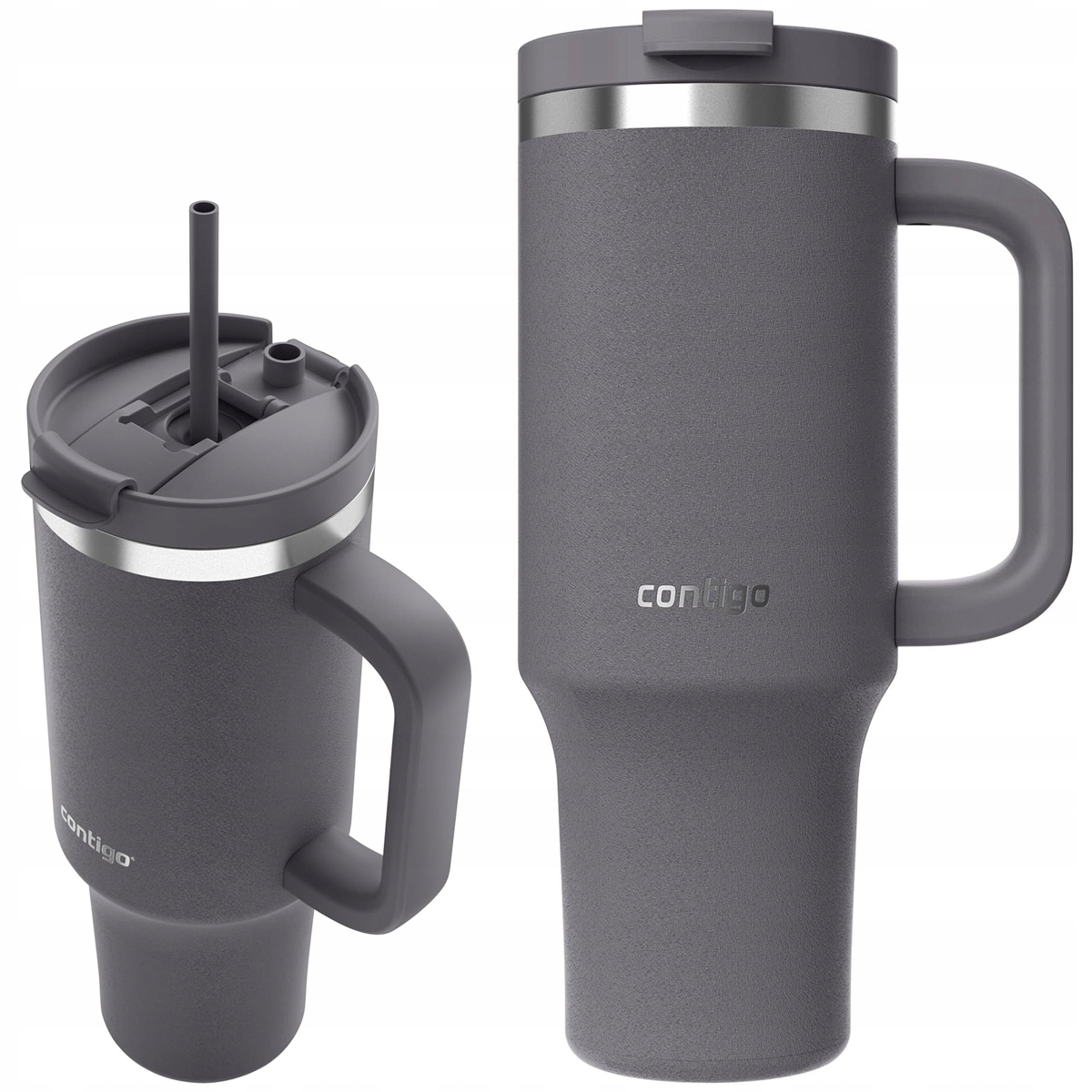 Kubek Termiczny Contigo Streeterville Tumbler 1200 ml Grafitowy z Słomką