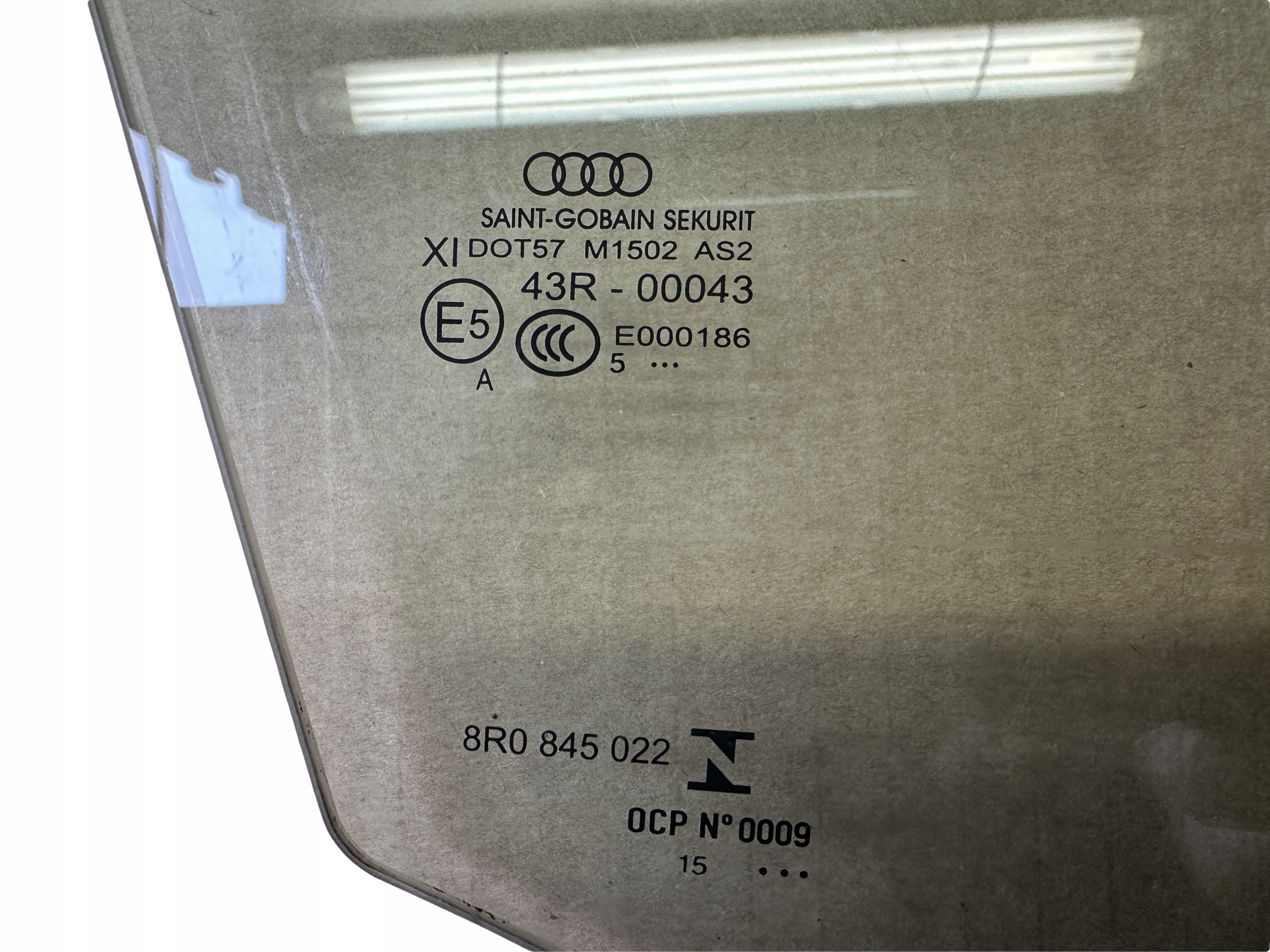 AUDI Q5 8R window right front PODWOJNA 2015R
