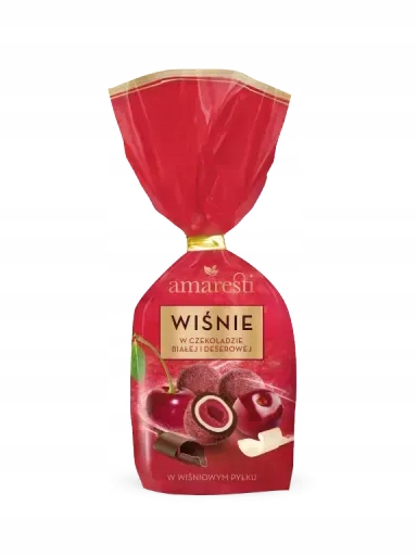 3x Eurohansa Amaresti Višně v bílé a dezertní čokoládě 160 g