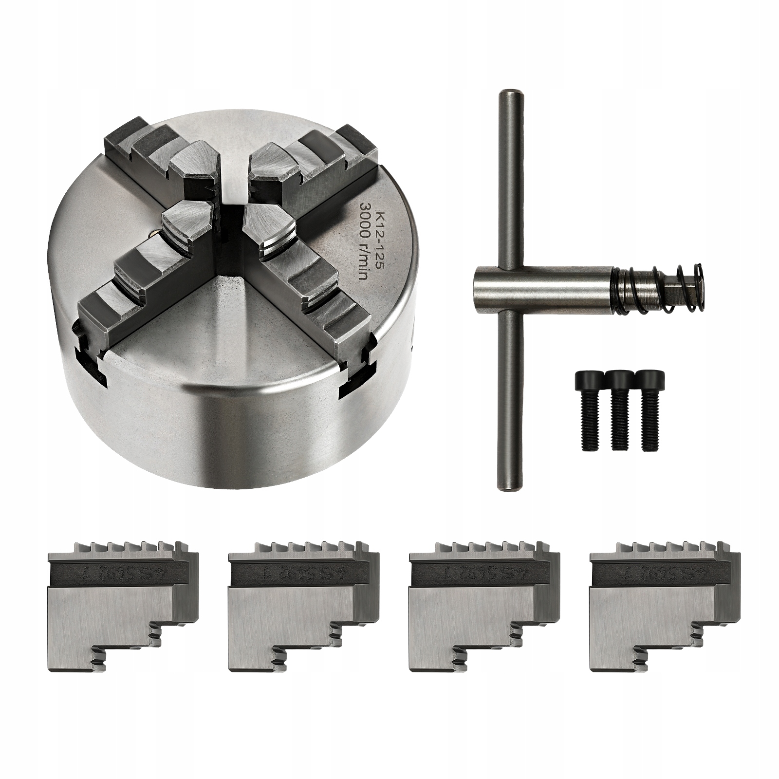 4ČELISŤOVÝ Soustružnický Držák 125 MM