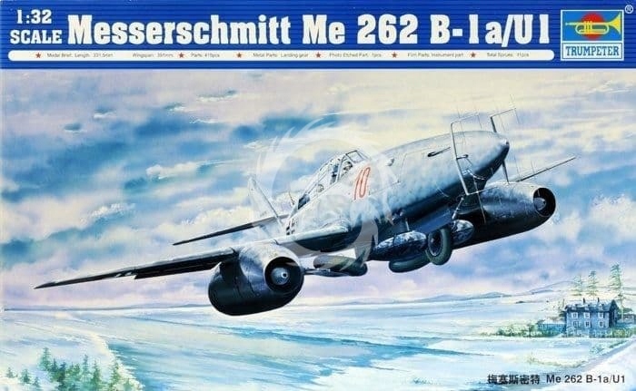 Messerschmitt Me 262 B-1a/U1 Trumpeter 02237 měřítko 1/32