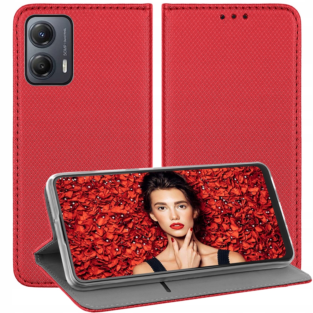 

Etui Smart Magnet Szkło do Motorola G13 G23 G53