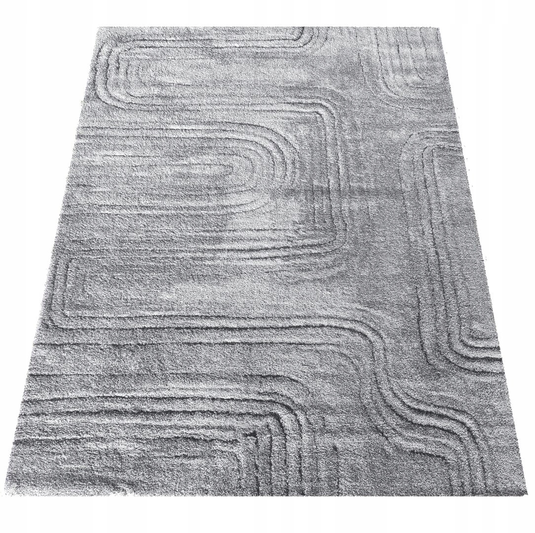 Dywan Do Salonu Sypialni Pokoju Serenity 01 szary 160x230 cm szary