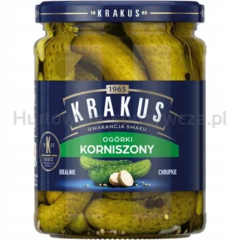Krakus Korniové okurkyŠampony 500 g