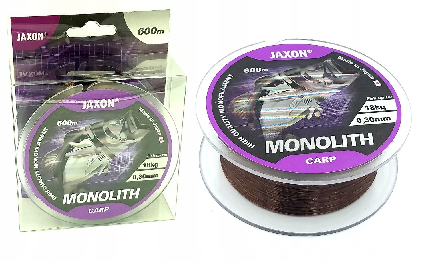 

Żyłka Jaxon Monolith Carp 600m-0,30mm/18kg Japan