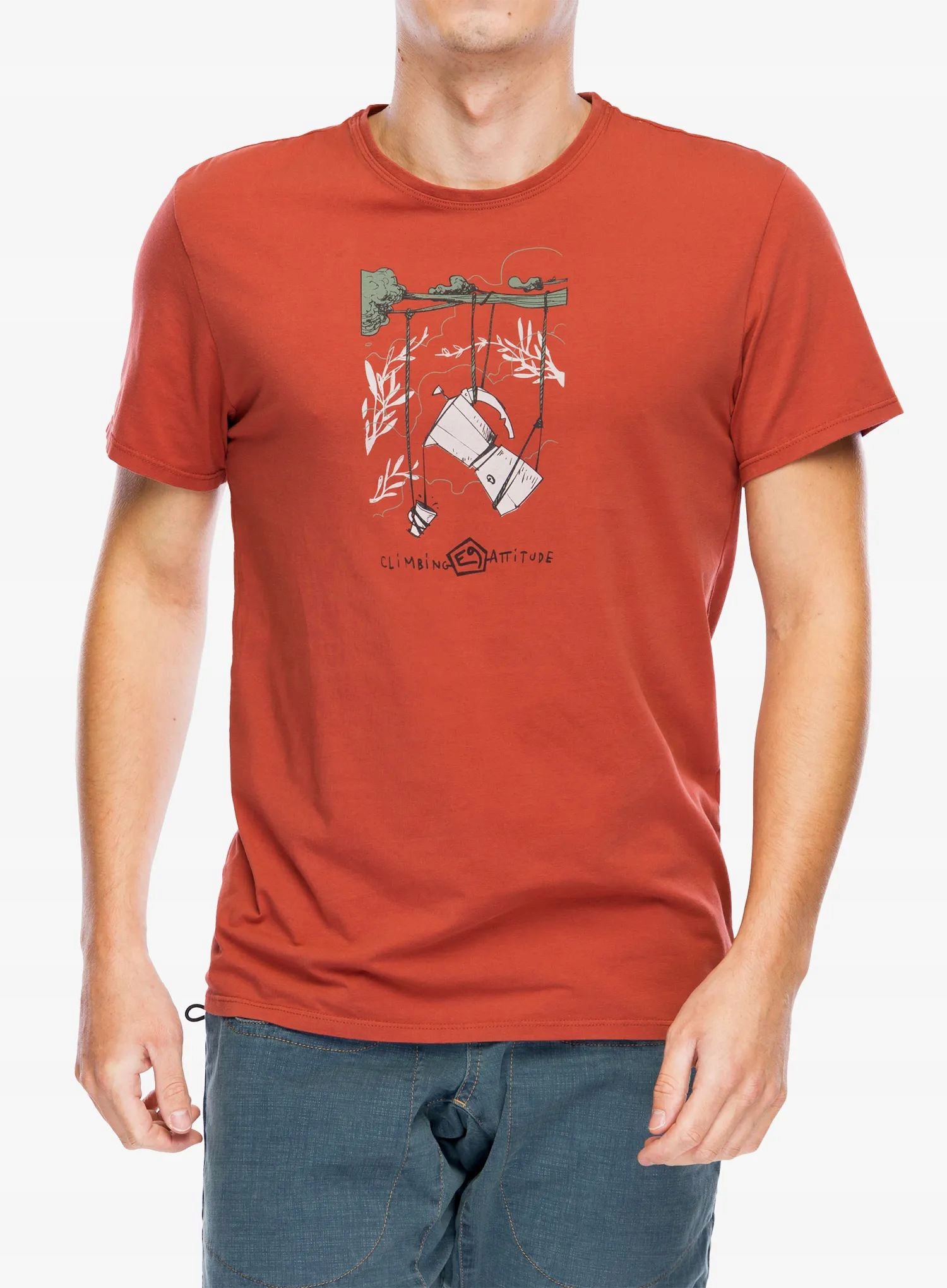 Lezecké tričko E9 Bond paprika S